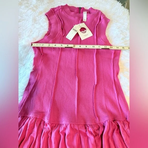 NWT Anthropologie x Daily Practice Hot Pink Tennis Dress | S - Picture 9 of 14